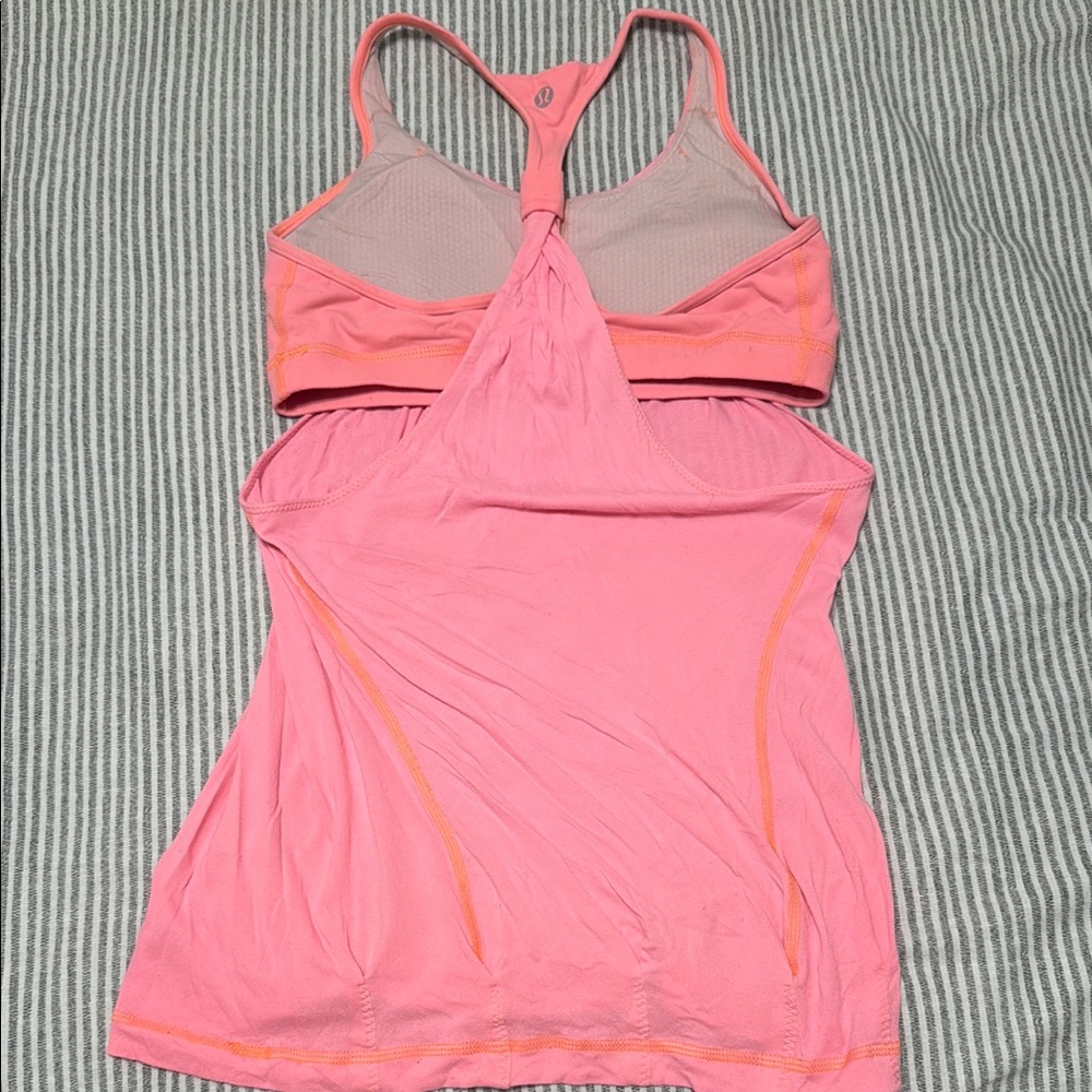 lululemon athletica Pink Sports Bra Tank Top
